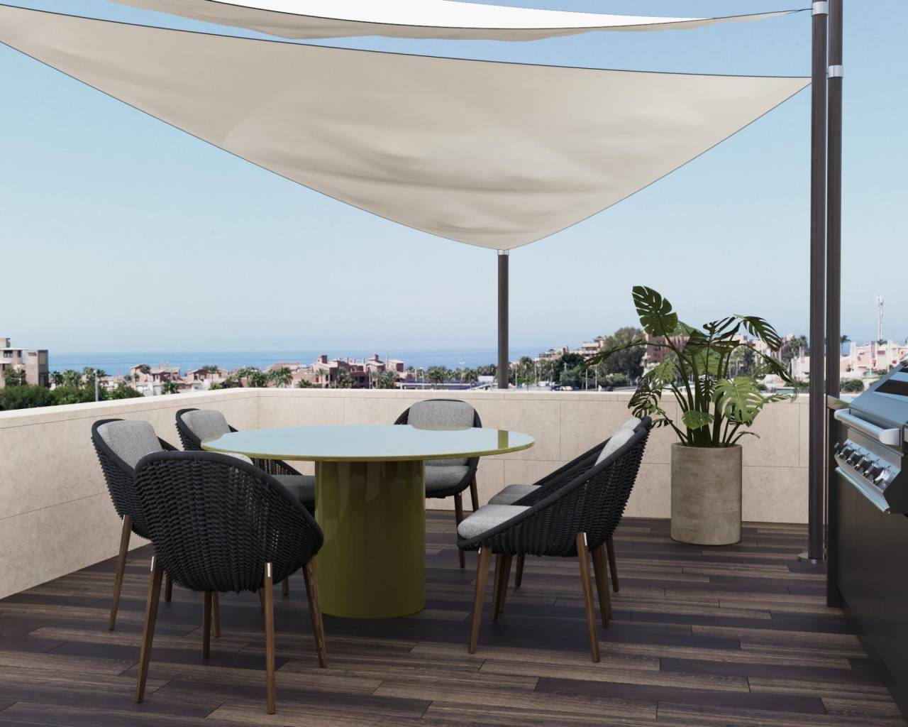 Nueva construcción  - Apartamentos - Estepona - Playa del Padrón