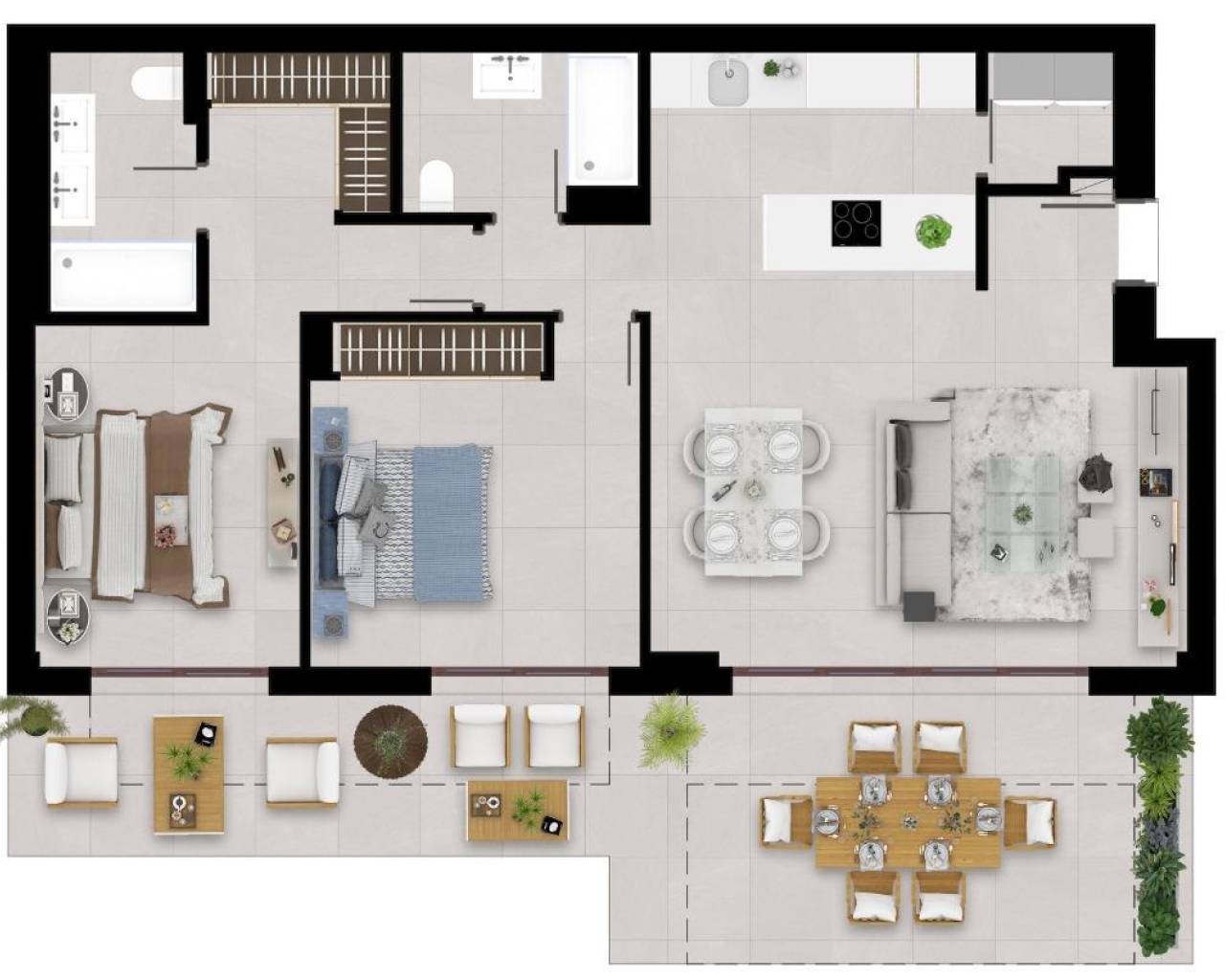 Nueva construcción  - Apartamentos - Istán - Urbaniz. Cerros del Lago