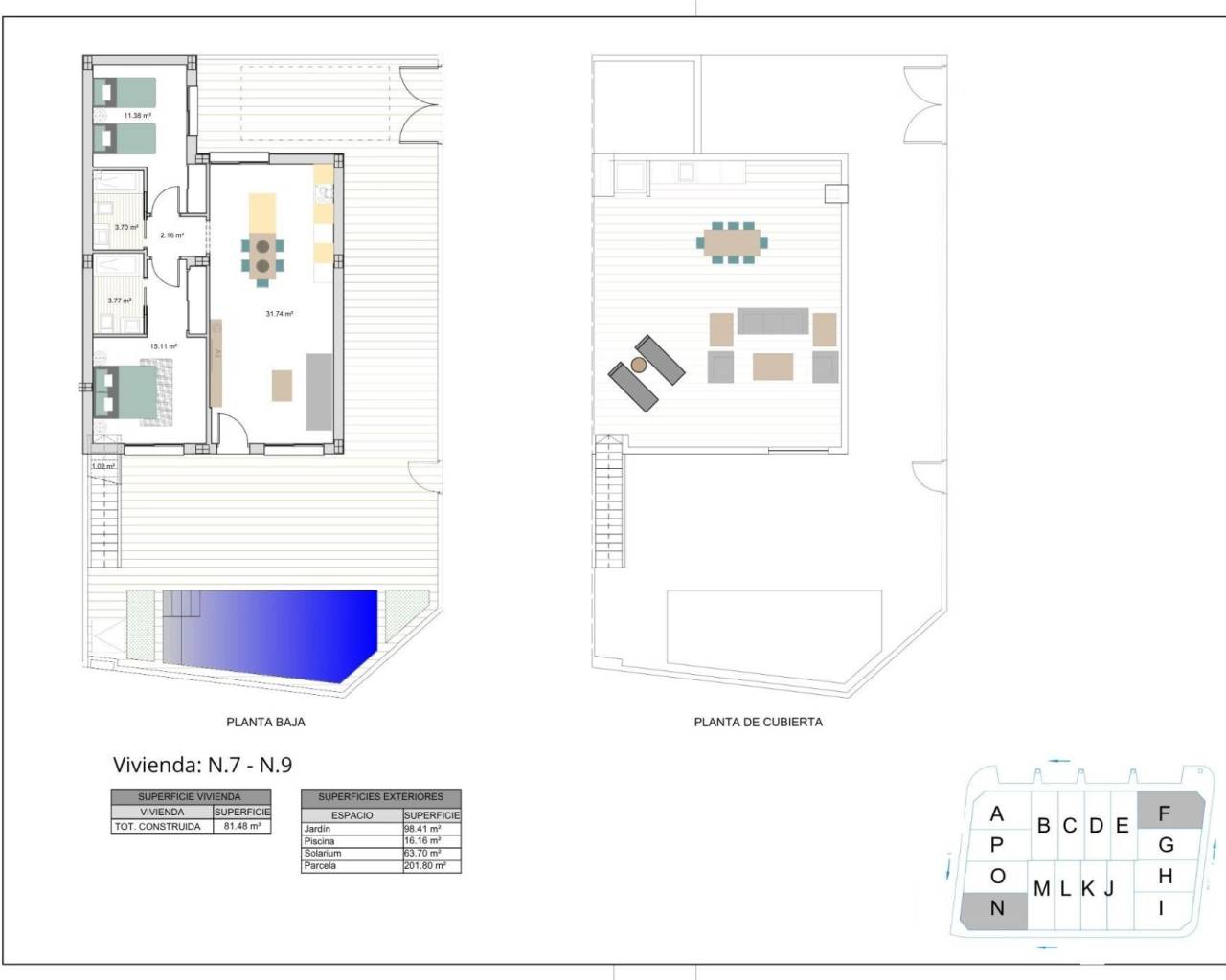 Nueva construcción  - Villas - Torre Pacheco - El Alba