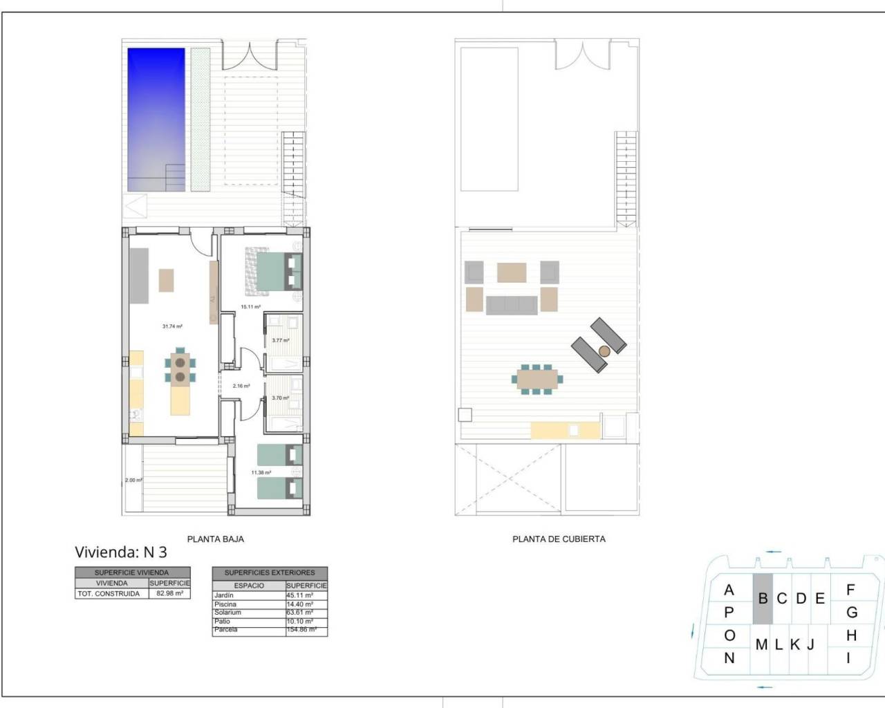 Nueva construcción  - Adosado / Bungalow - Torre Pacheco - El Alba