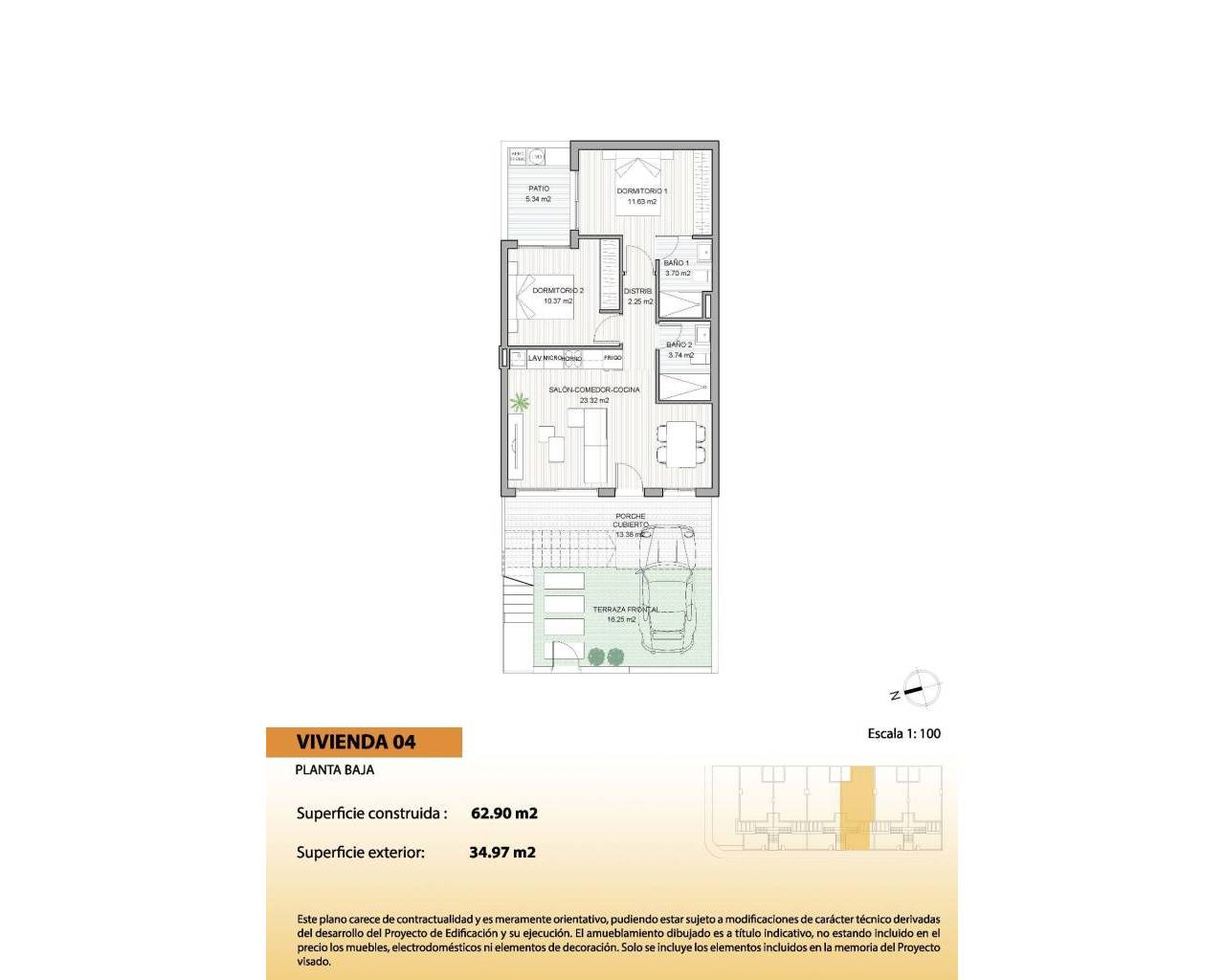 Nueva construcción  - Adosado / Bungalow - San Pedro del Pinatar - El Salero