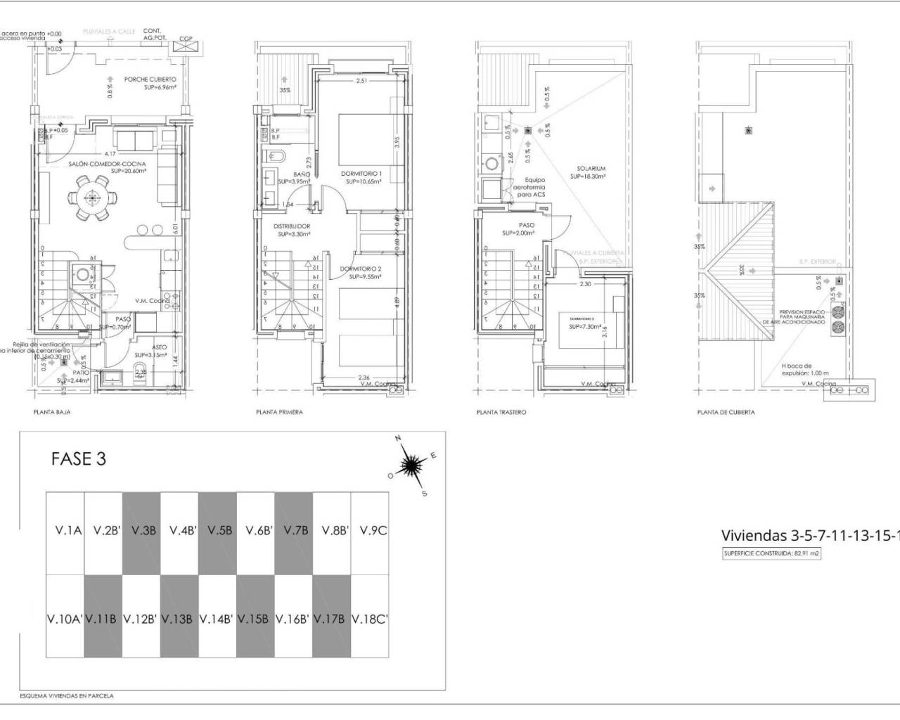 New Build - Rekkehus / Bungalow - Torre Pacheco - Santa Rosalia pueblo