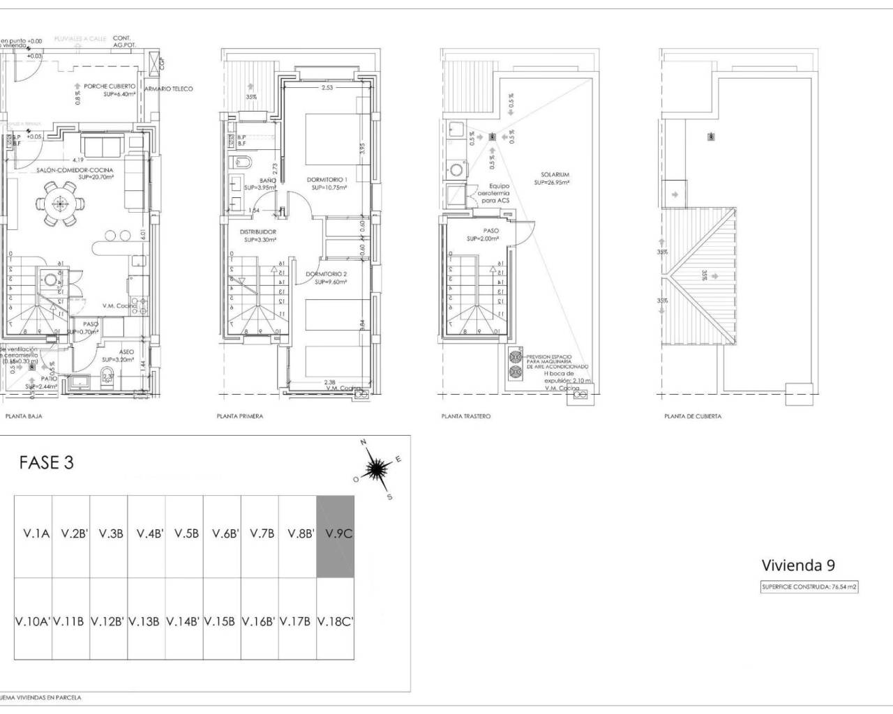 New Build - Rekkehus / Bungalow - Torre Pacheco - Santa Rosalia pueblo