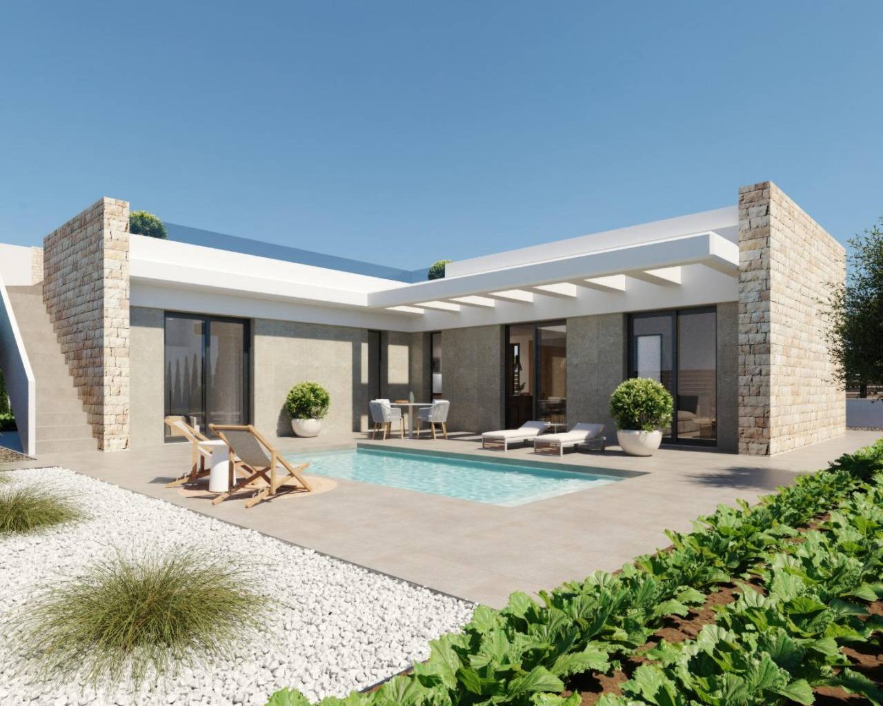 Nueva construcción  - Villas - Fuente Álamo - Hacienda del Alamo