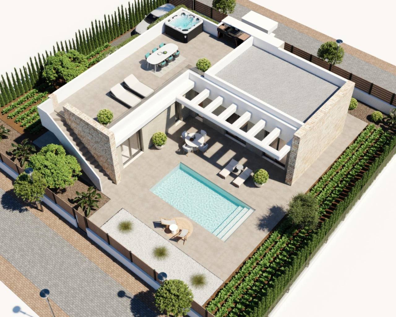 Nueva construcción  - Villas - Fuente Álamo - Hacienda del Alamo
