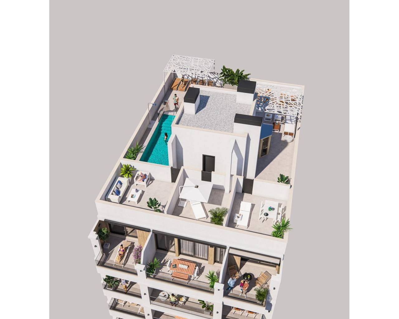 Nouvelle construction - Appartements - Torrevieja - Playa de El Cura