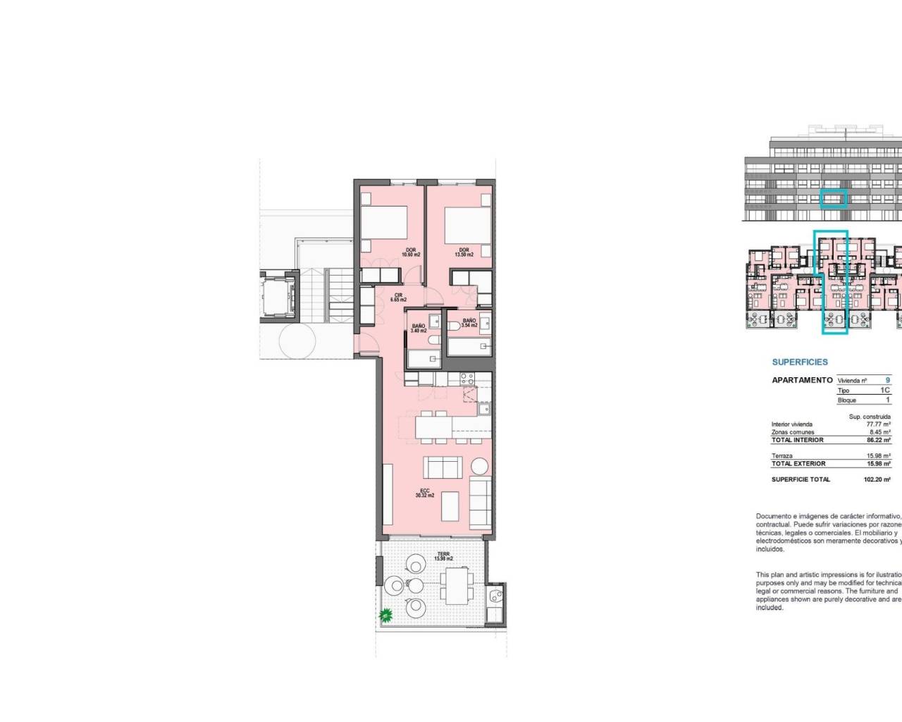 Nueva construcción  - Apartamentos - Torre Pacheco - Santa Rosalia Lake And Life Resort