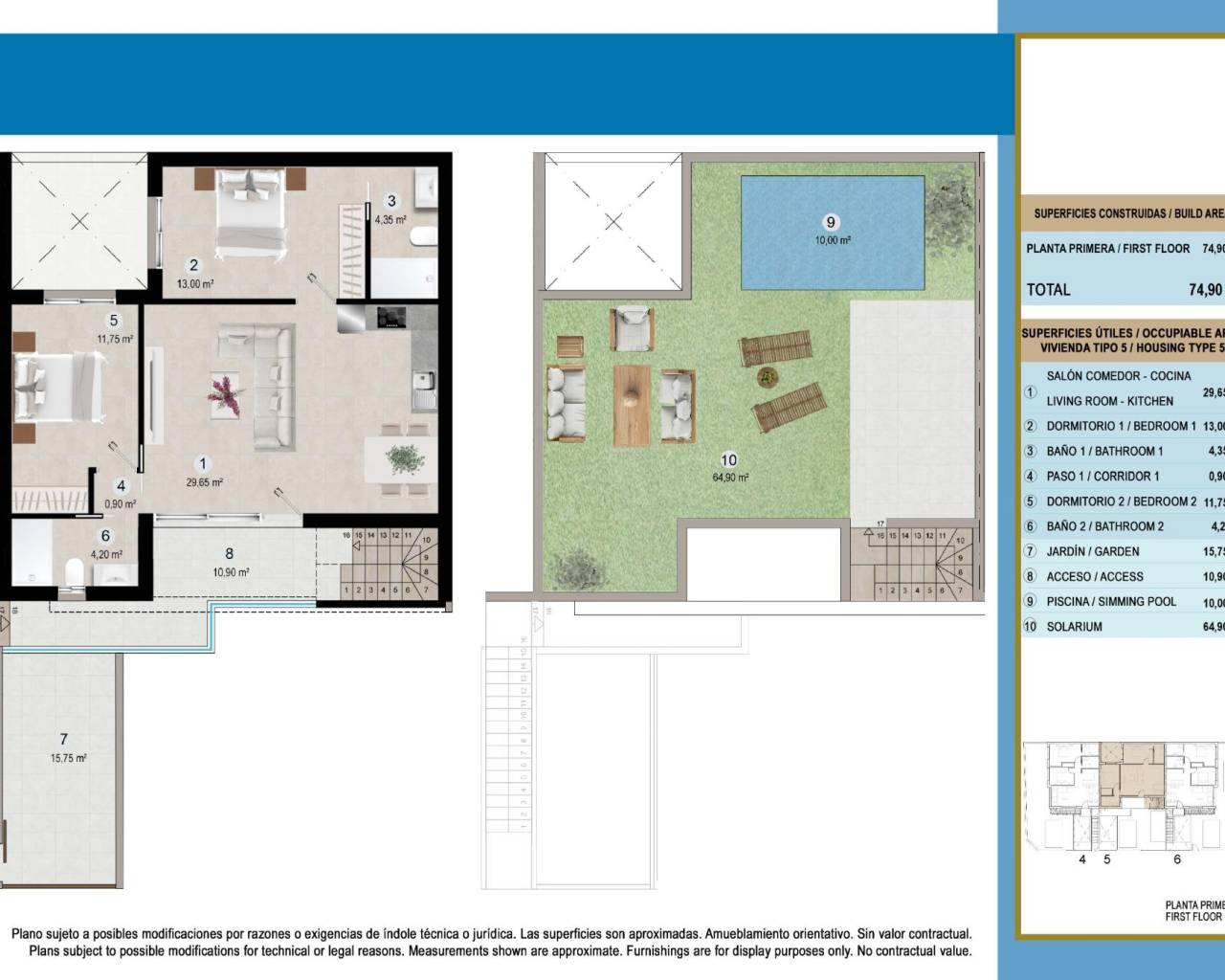 Nueva construcción  - Adosado / Bungalow - San Pedro del Pinatar - Lo Pagan