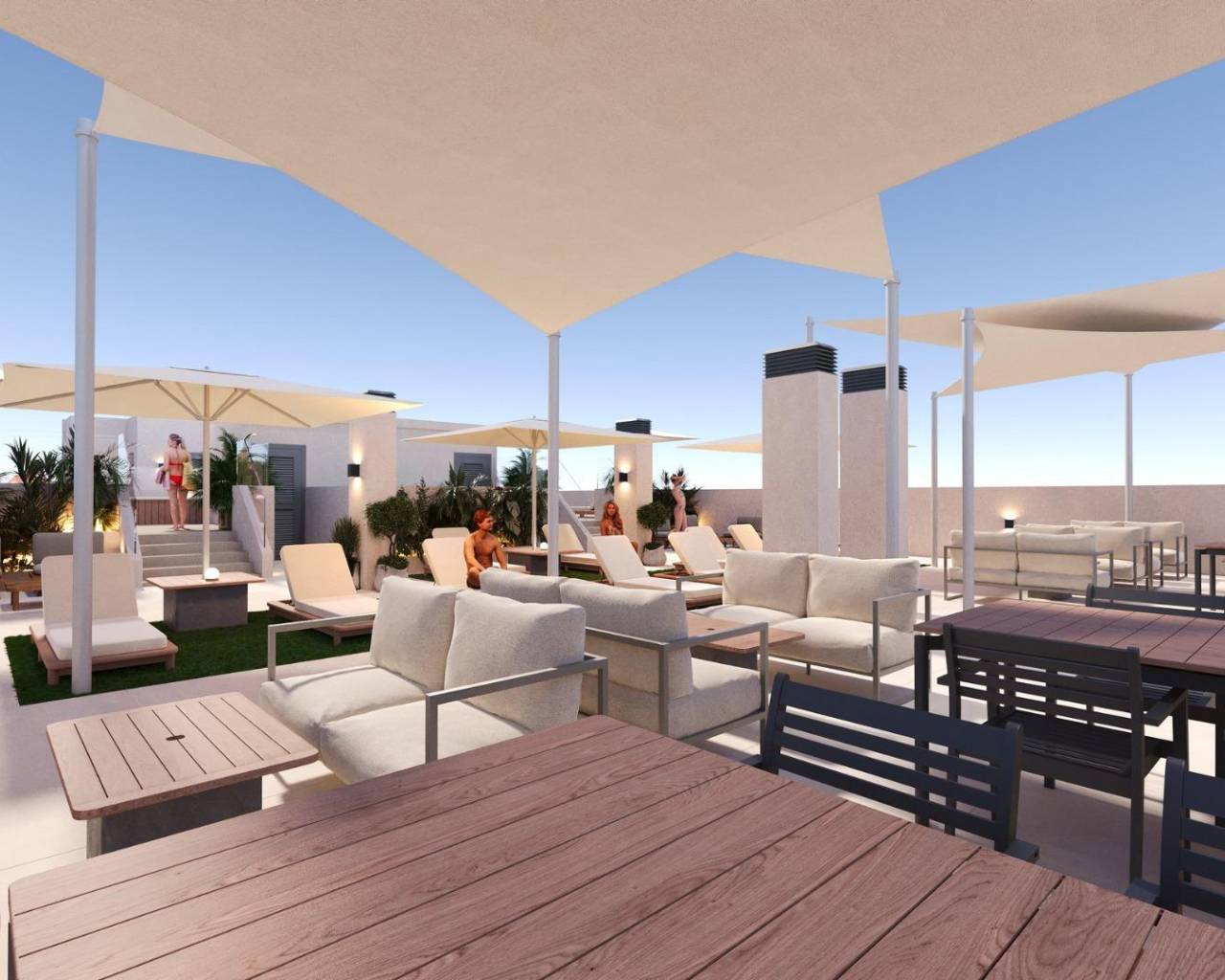 Nueva construcción  - Apartamentos - San Miguel de Salinas - Pueblo