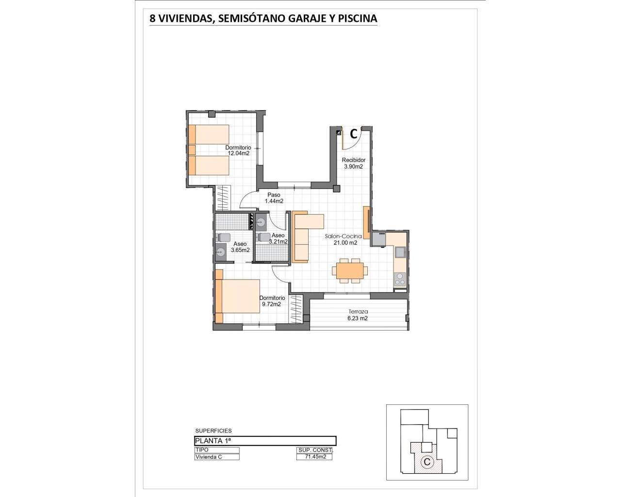 Nouvelle construction - Appartements - San Pedro del Pinatar - Lo Pagan