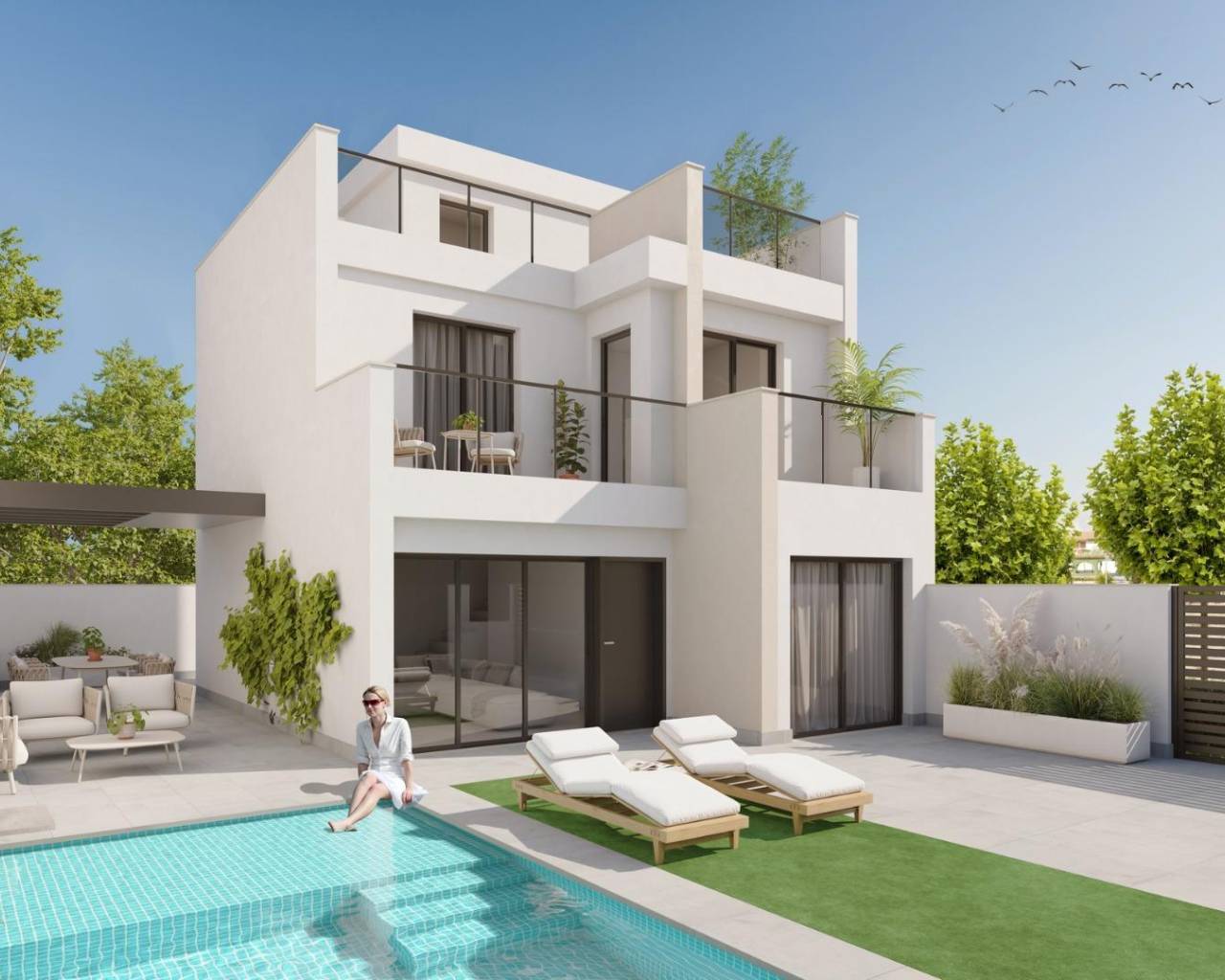Nueva construcción  - Villas - Los Alcazares - Playa la Atascadera