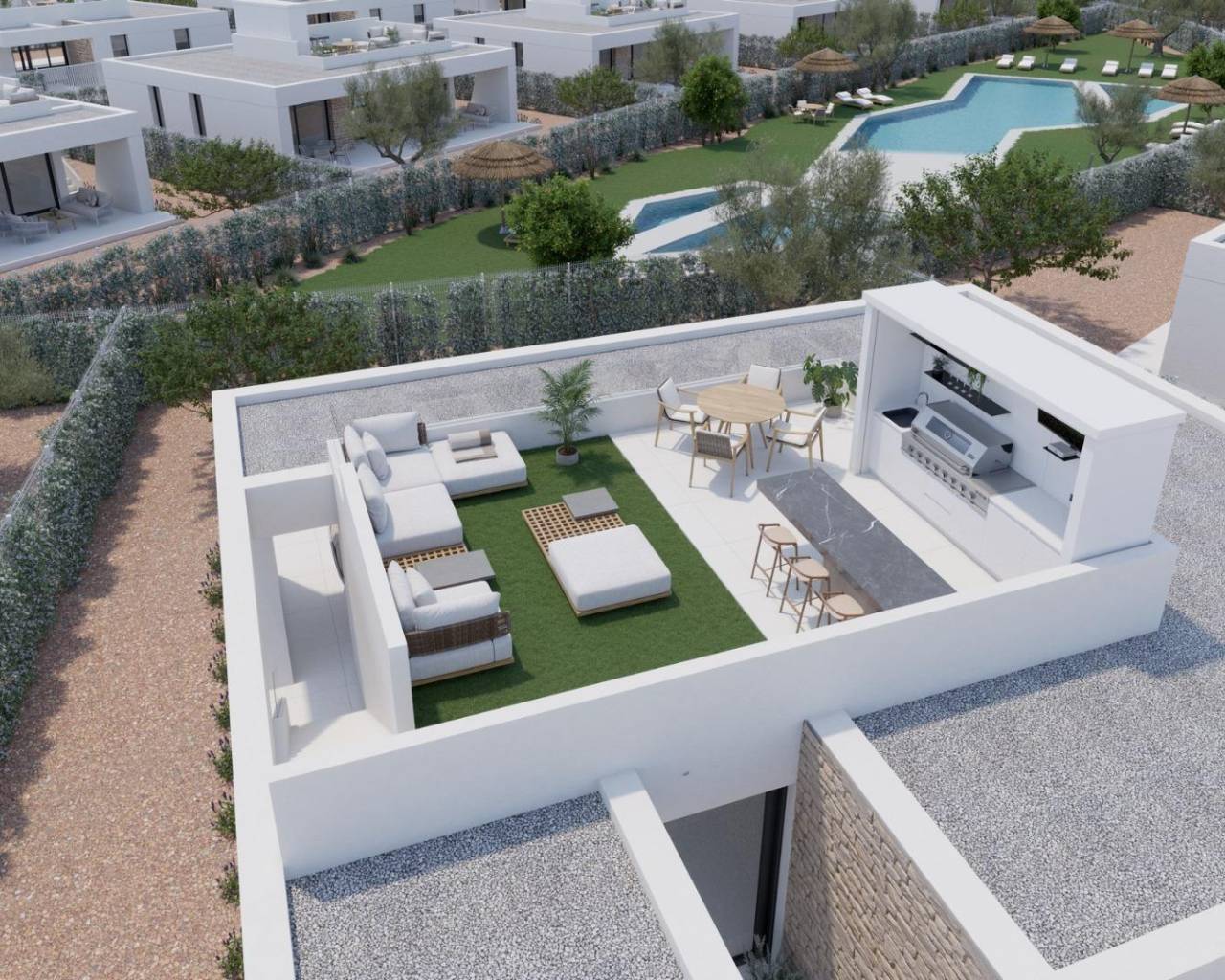 Nueva construcción  - Villas - Fuente Álamo - Hacienda del Alamo