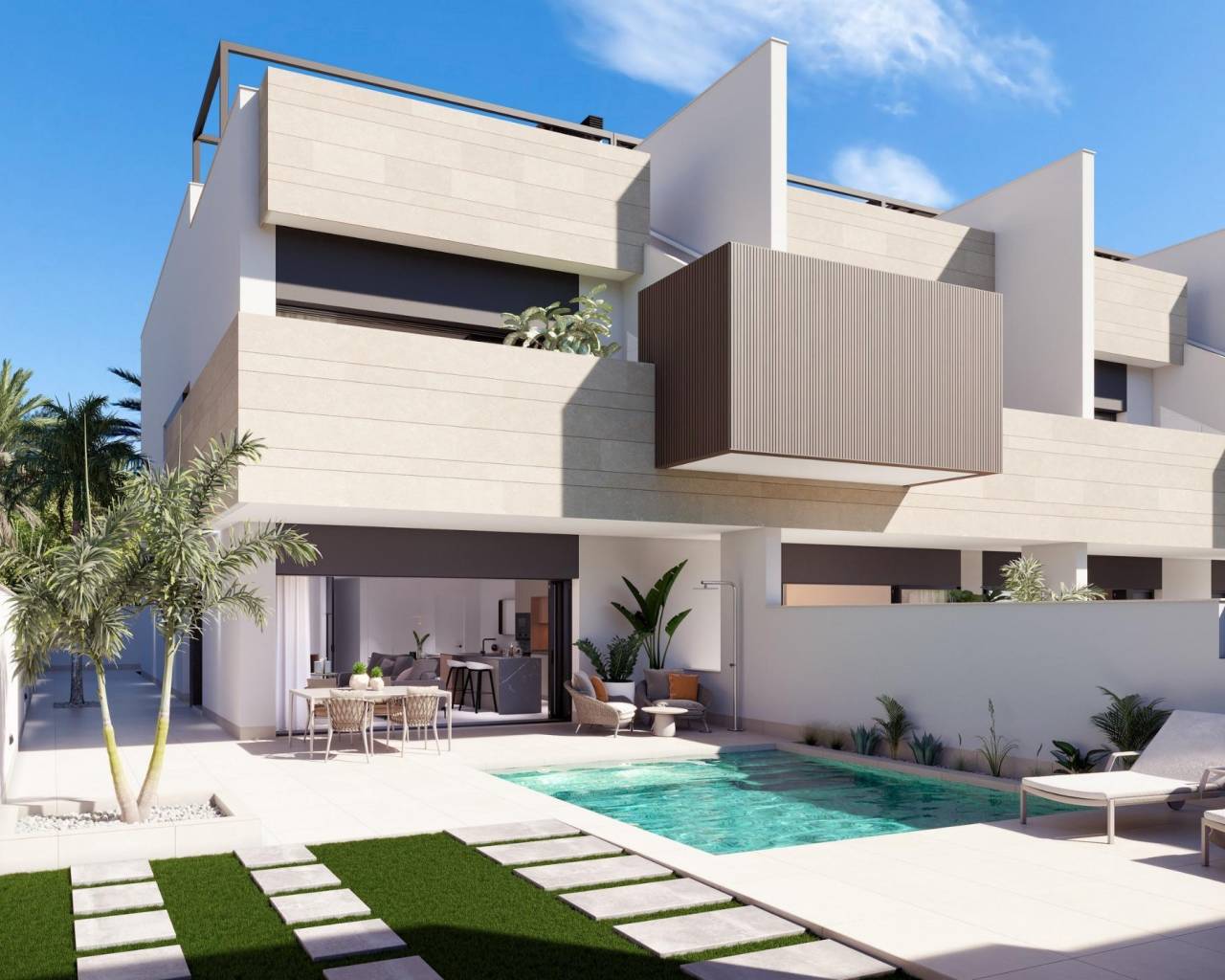 Nueva construcción  - Adosado / Bungalow - Pilar de La Horadada - parques de Andromeda