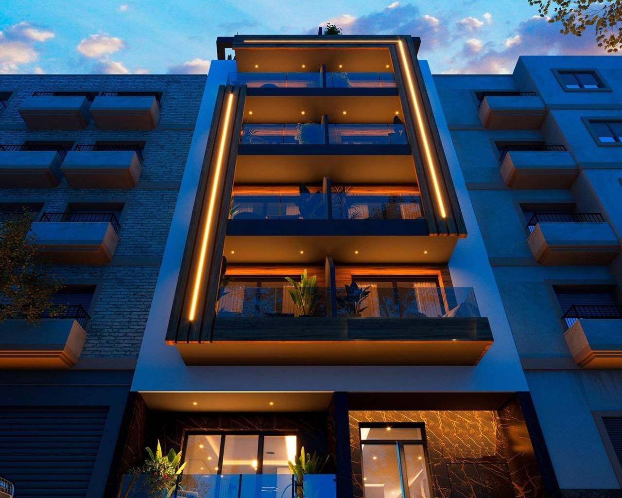 Nueva construcción  - Apartamentos - Torrevieja - Playa de El Cura