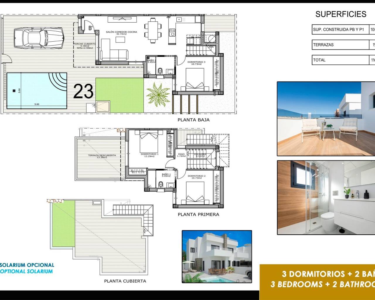 Nueva construcción  - Villas - Orihuela - Vistabella Golf