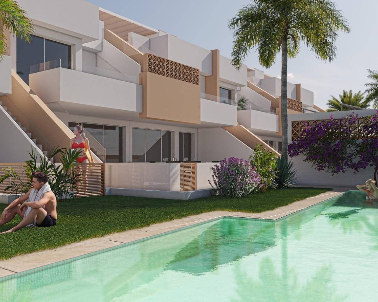 New Build - Bungalow  / Townhouse - Pilar de La Horadada - pueblo