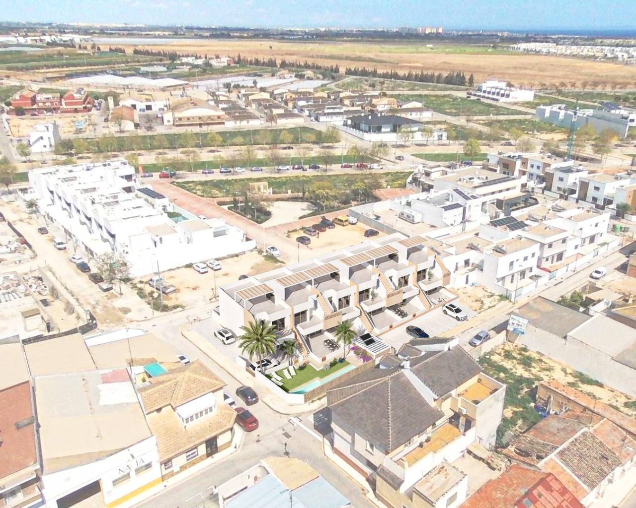 New Build - Bungalow  / Townhouse - Pilar de La Horadada - pueblo