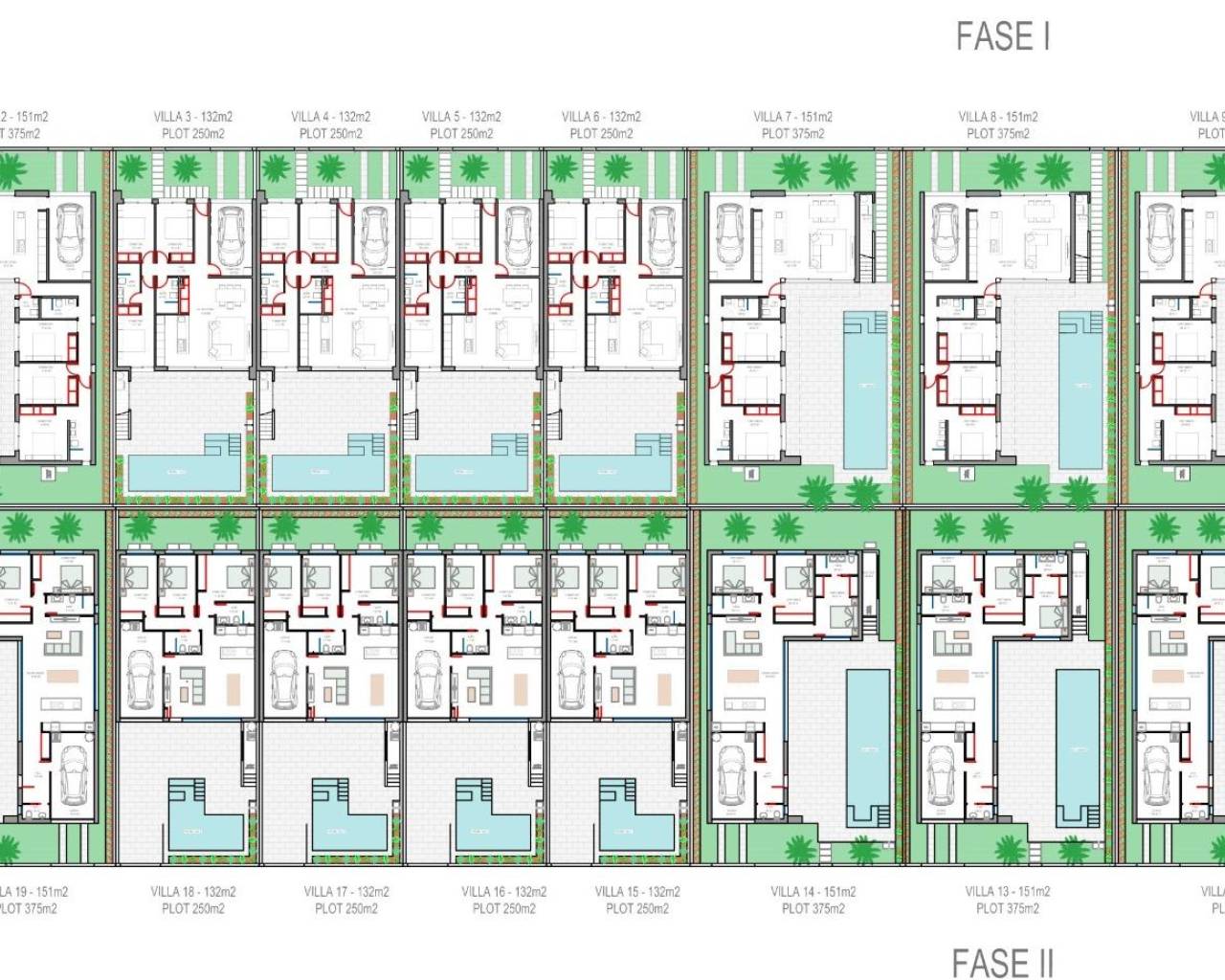 Nueva construcción  - Villas - Los Alcazares - Serena Golf