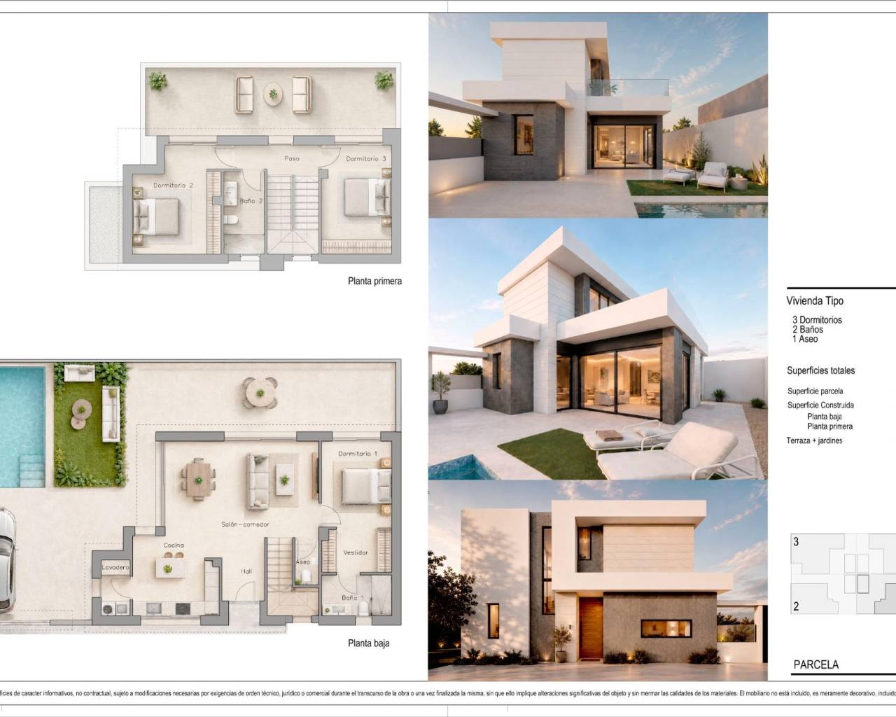 New Build - Villas - Pilar de La Horadada - pueblo