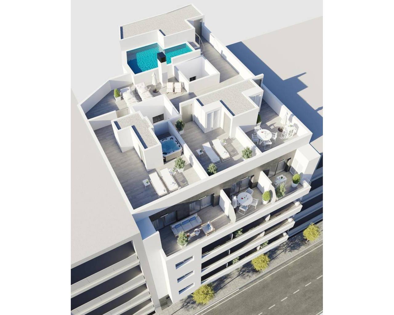 Nueva construcción  - Apartamentos - Torrevieja - Centro