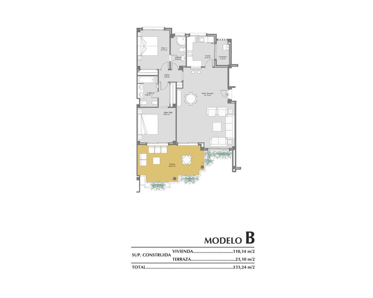 Nueva construcción  - Apartamentos - Orihuela Costa - Lomas de Campoamor