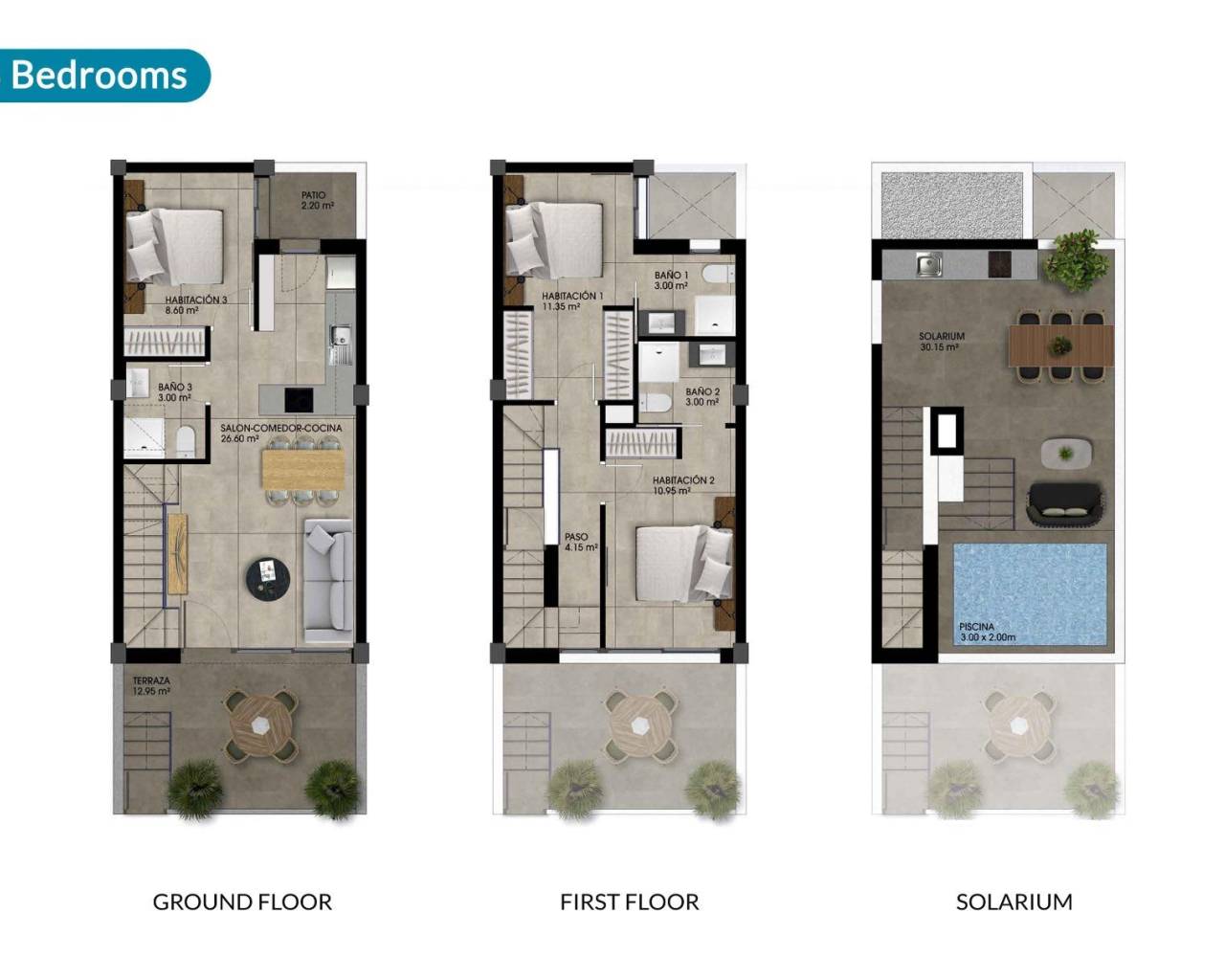 Nouvelle construction - Bungalow  / Townhouse - Dolores - Sector 2