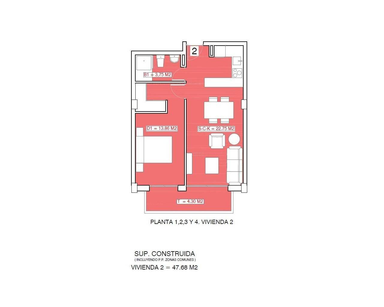 New Build - Apartments - Torrevieja - Playa El Acequión