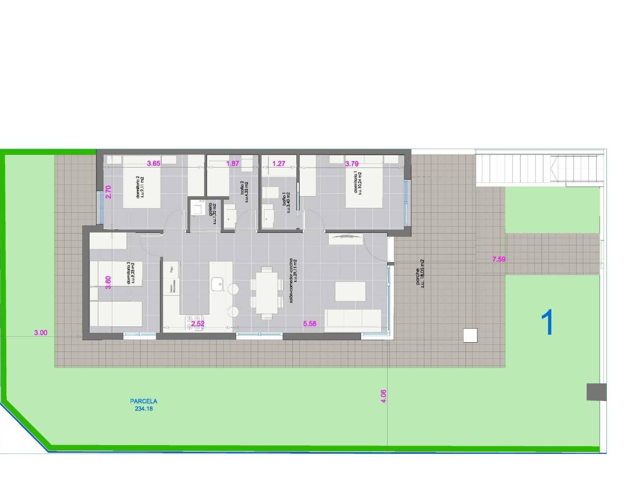 New Build - Rekkehus / Bungalow - Pilar de La Horadada - pueblo
