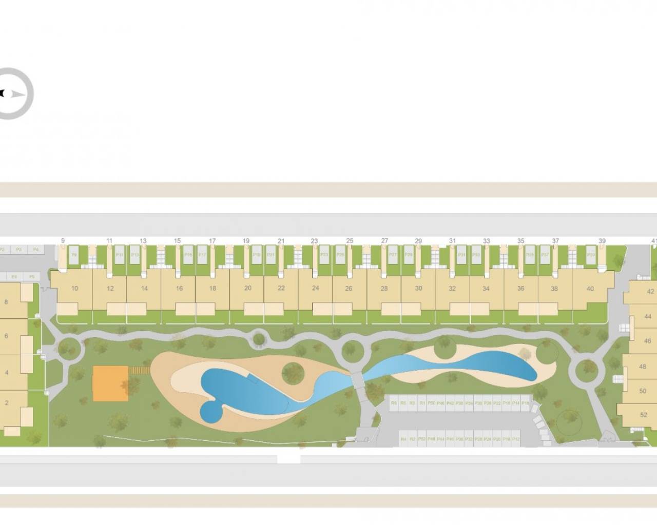 New Build - Rekkehus / Bungalow - Orihuela - Vistabella Golf