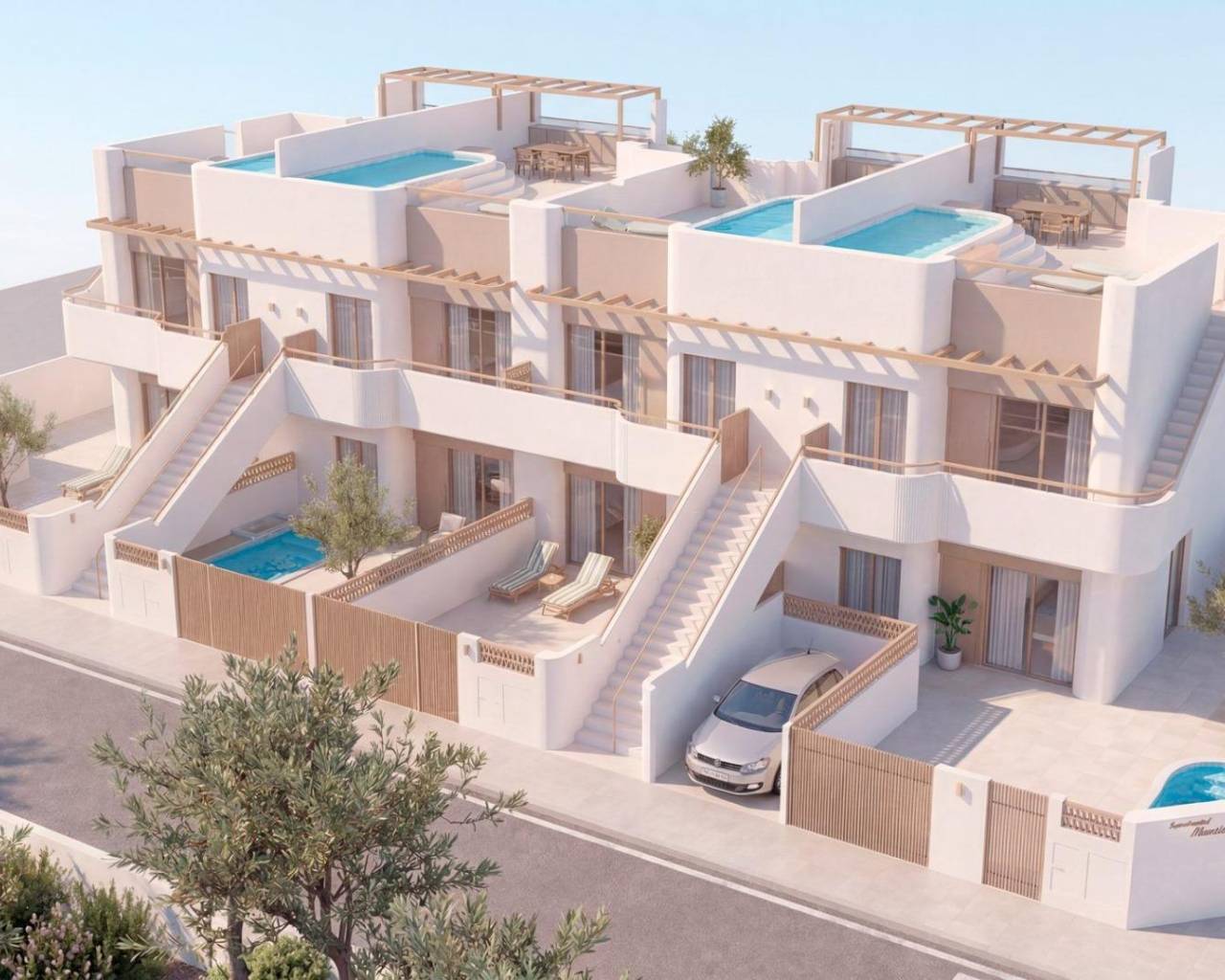 New Build - Bungalow  / Townhouse - Pilar de La Horadada - pueblo