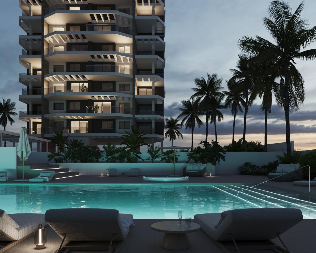 Nueva construcción  - Apartamentos - Calpe - Playa Arenal