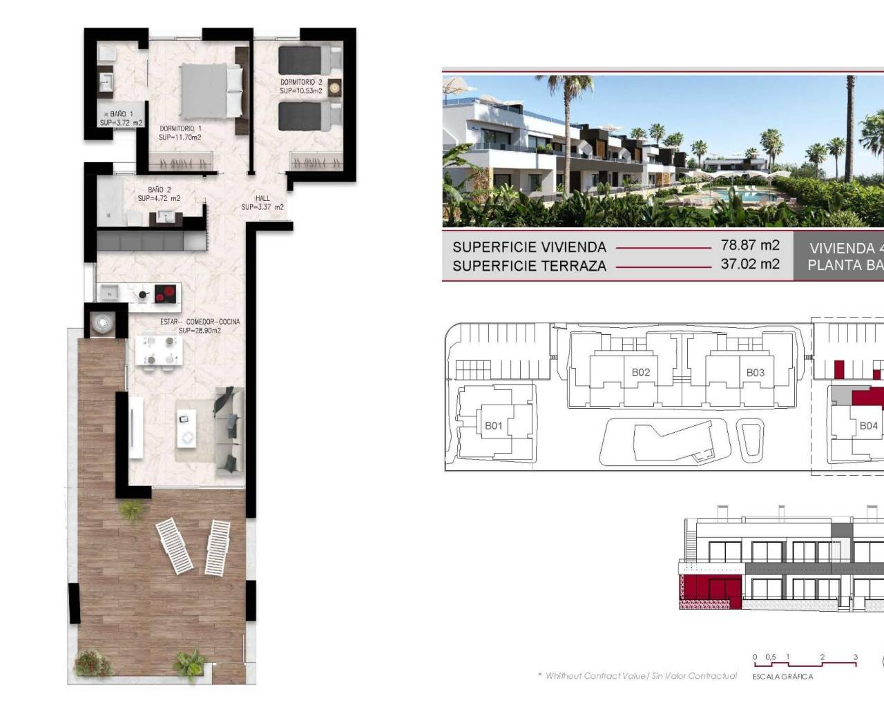 Nueva construcción  - Adosado / Bungalow - Rojales - Lo Marabú