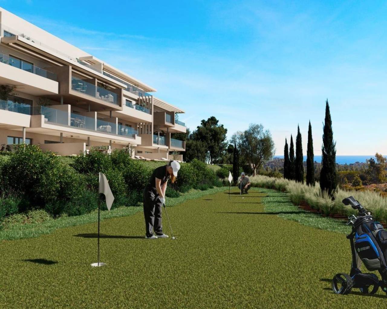 Nueva construcción  - Apartamentos - Mijas - Hipódromo Costa del Sol