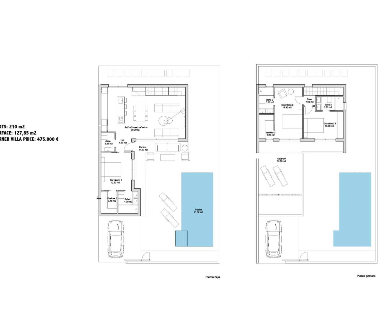 Nueva construcción  - Villas - San Javier - Parque de los leones