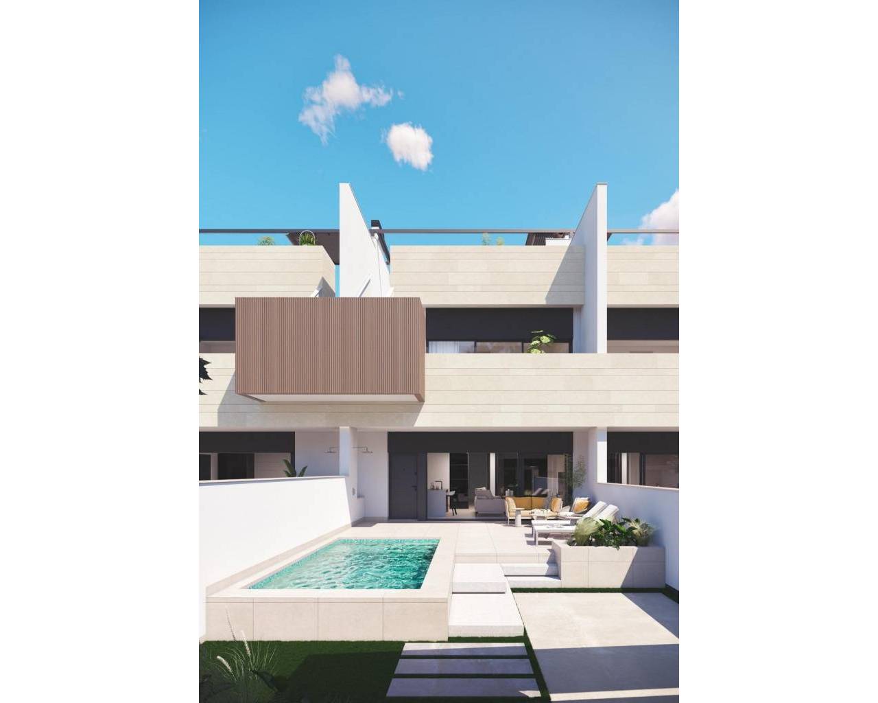 New Build - Rekkehus / Bungalow - Pilar de La Horadada - Pilar De La Horadada