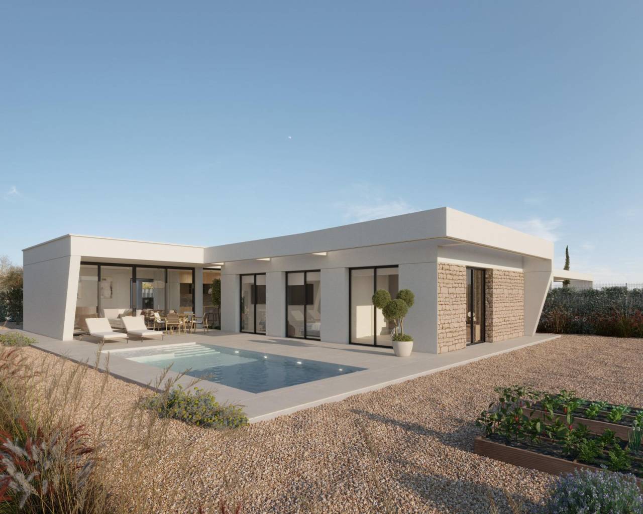 New Build - Villas - Fuente Álamo - Hacienda del Alamo