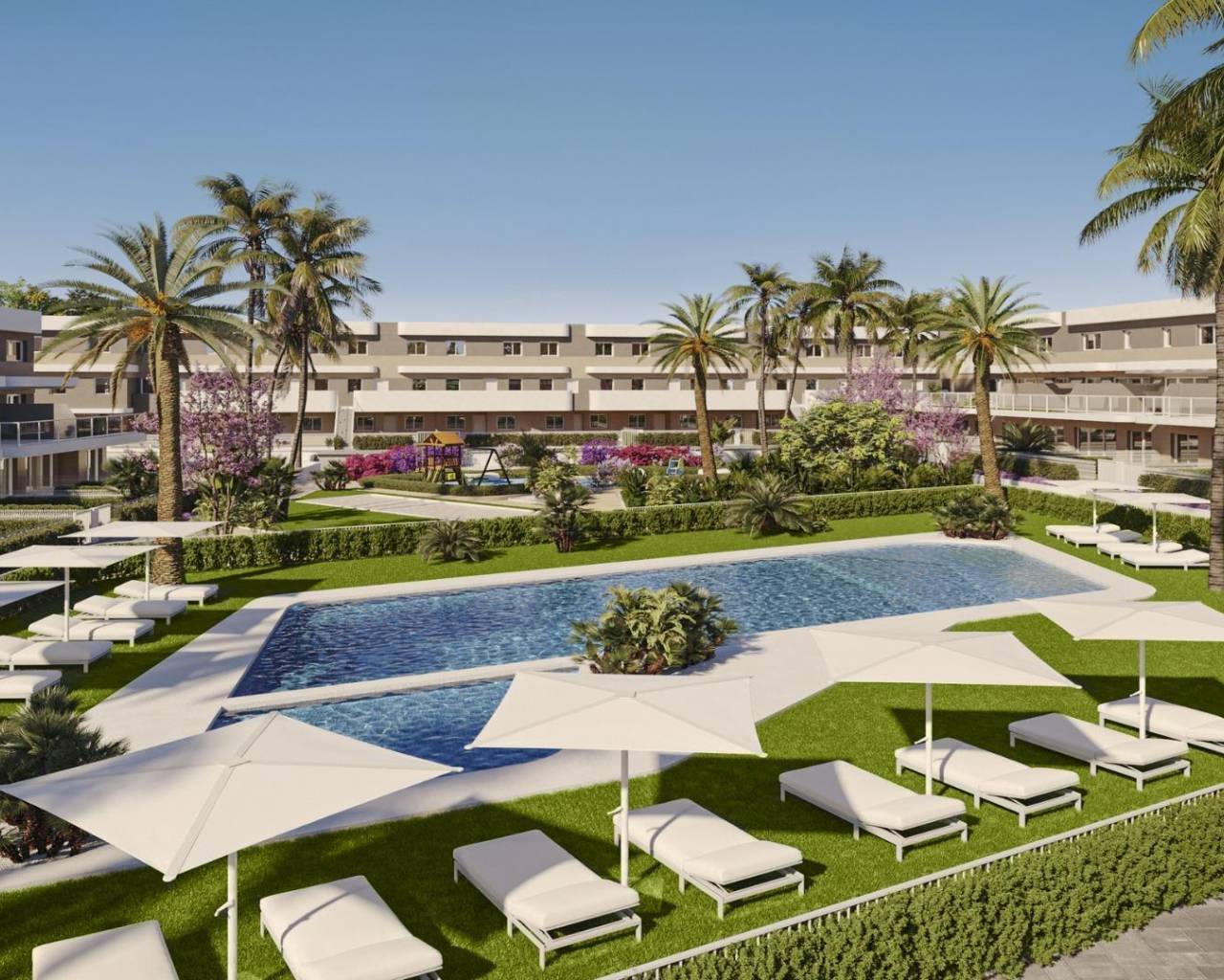 Nueva construcción  - Apartamentos - Monforte del Cid - Alenda Golf