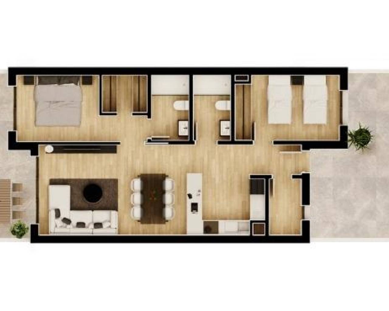Nueva construcción  - Apartamentos - Monforte del Cid - Alenda Golf