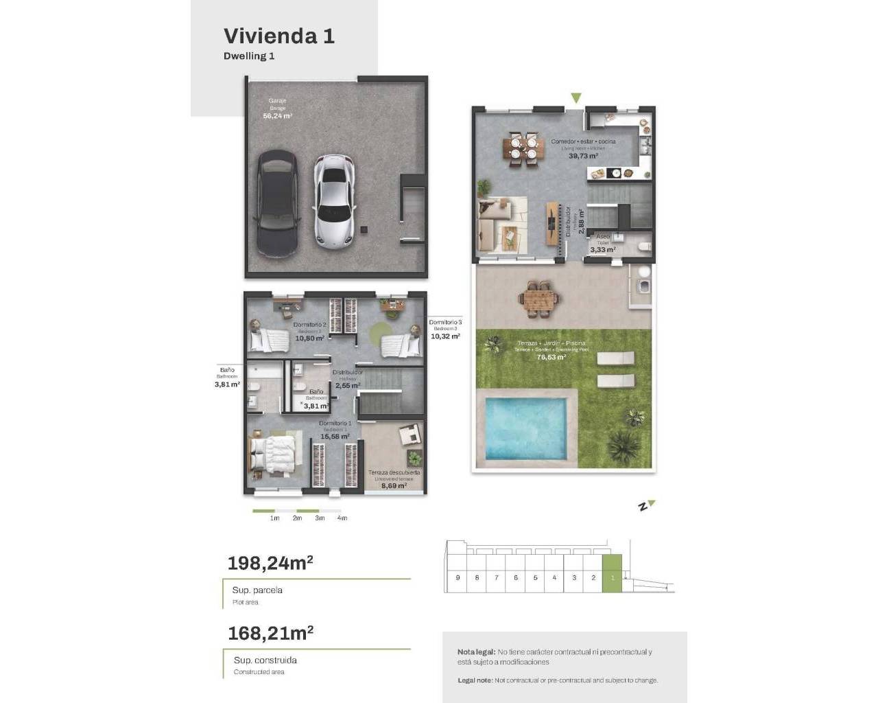 New Build - Rekkehus / Bungalow - Mojacar - Descargador