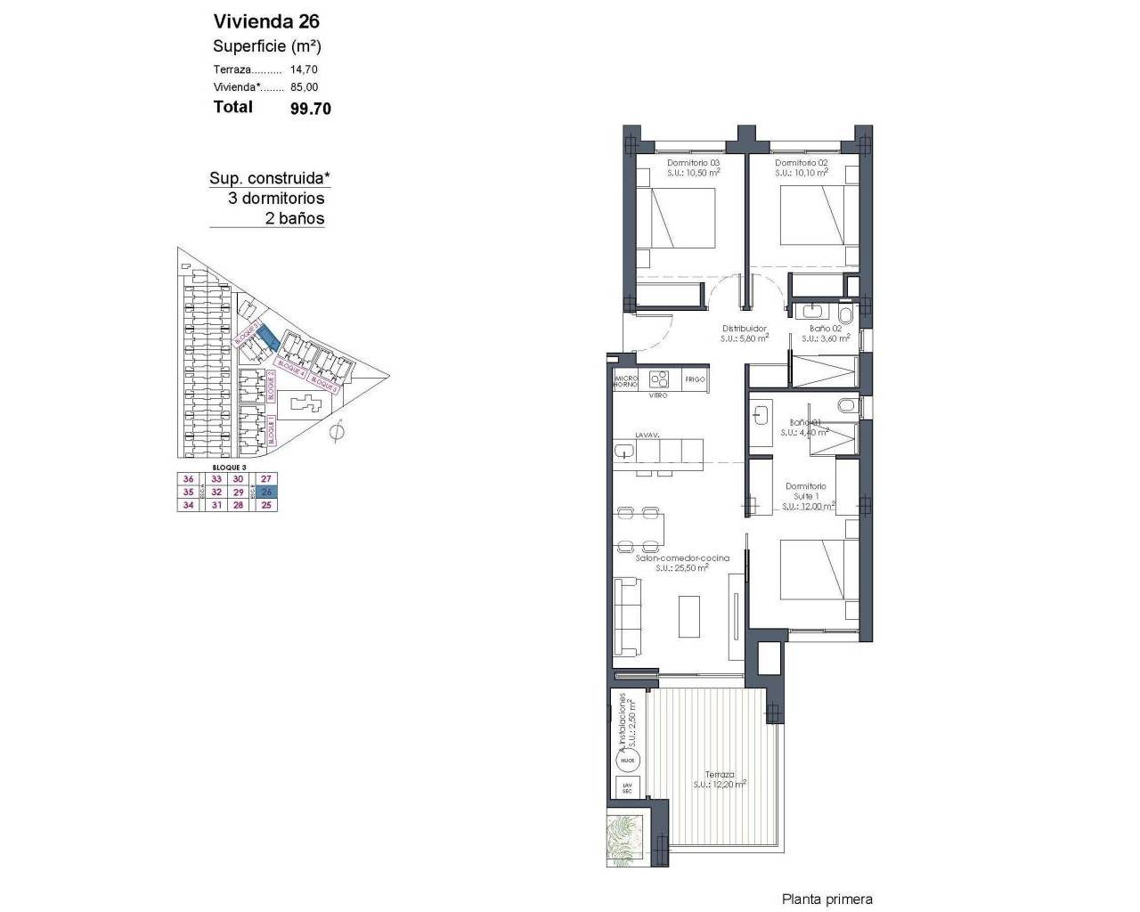 Nouvelle construction - Appartements - Los Alcazares - Serena Golf