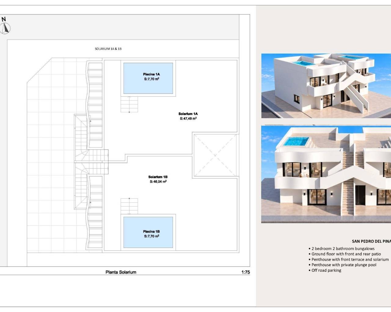Nouvelle construction - Bungalow  / Townhouse - San Pedro del Pinatar - Los Peñascos