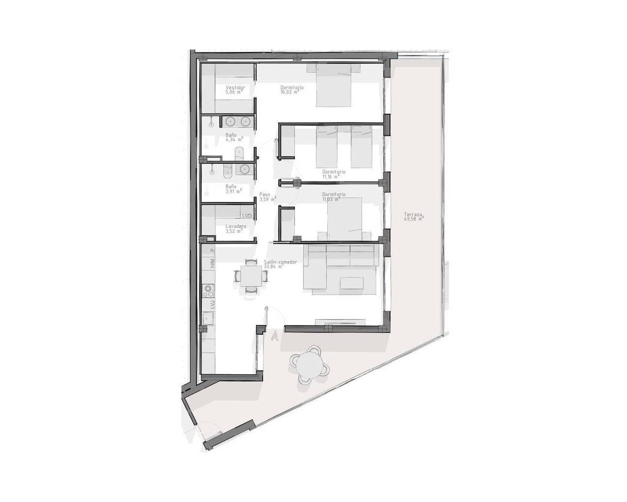 Nueva construcción  - Apartamentos - Aguilas - Playa del Hornillo