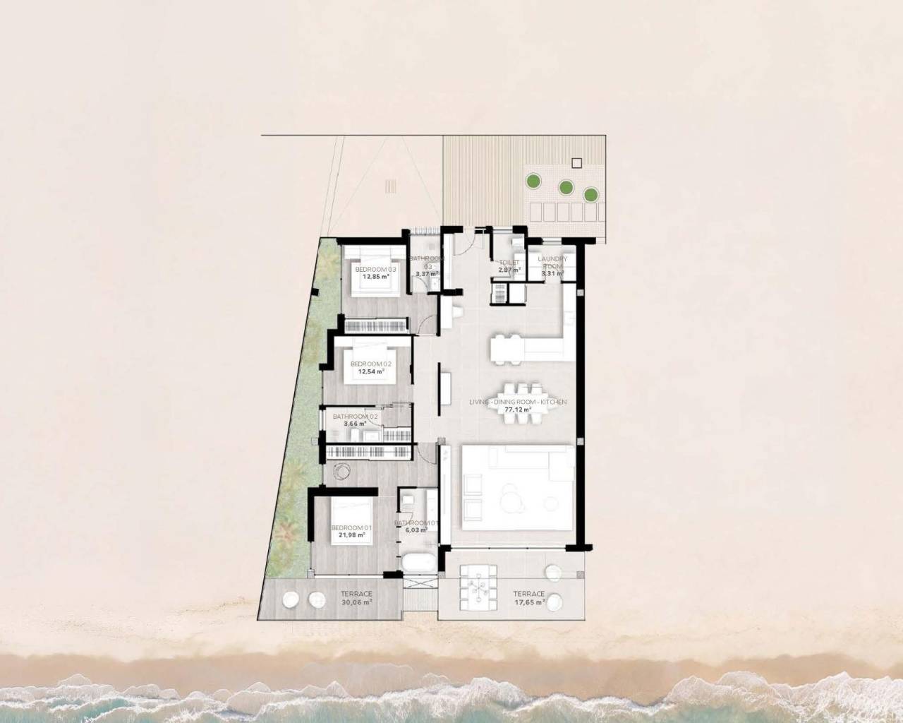 Nueva construcción  - Apartamentos - Estepona - Playa del Cristo