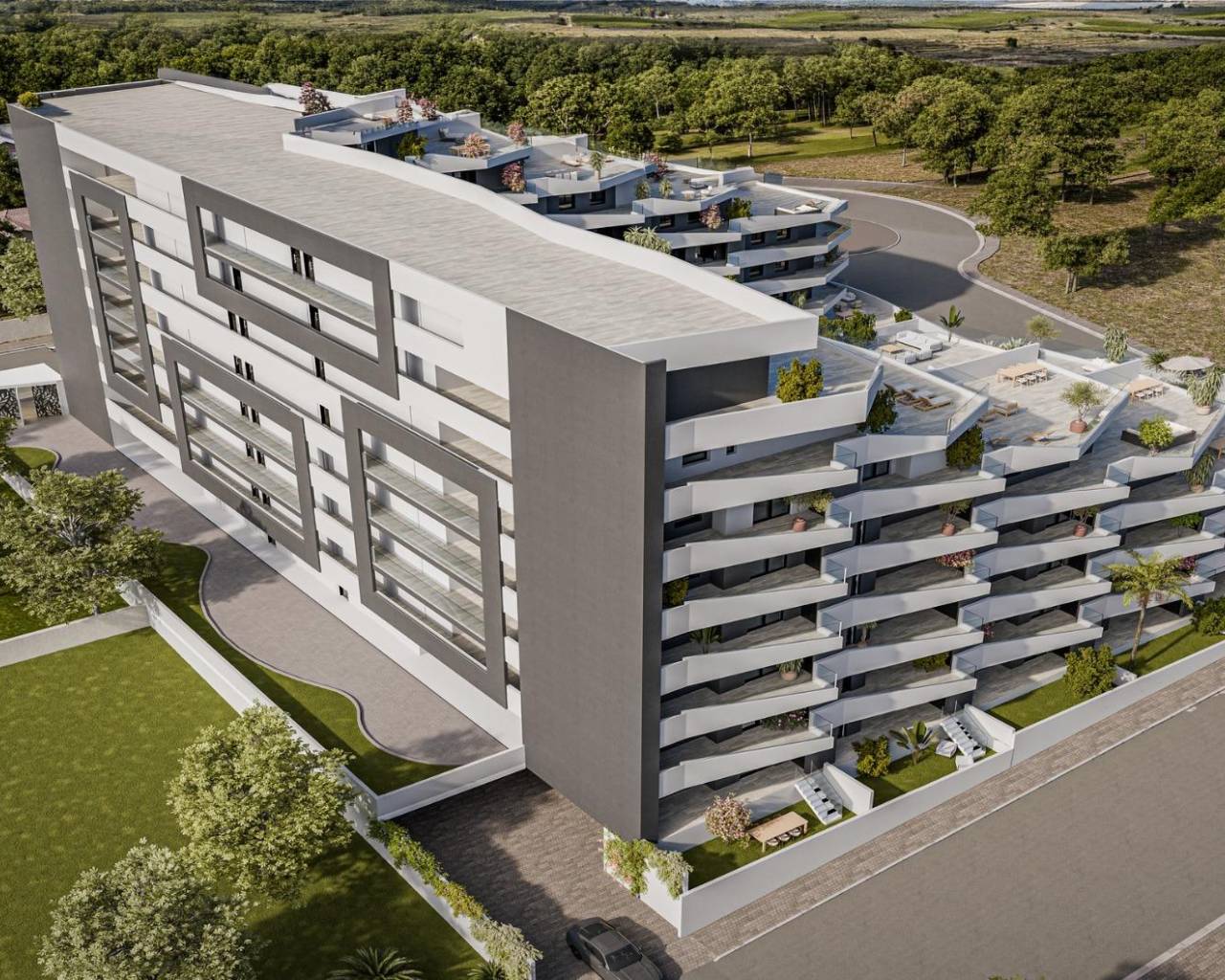 Nueva construcción  - Apartamentos - San Miguel de Salinas - Pueblo