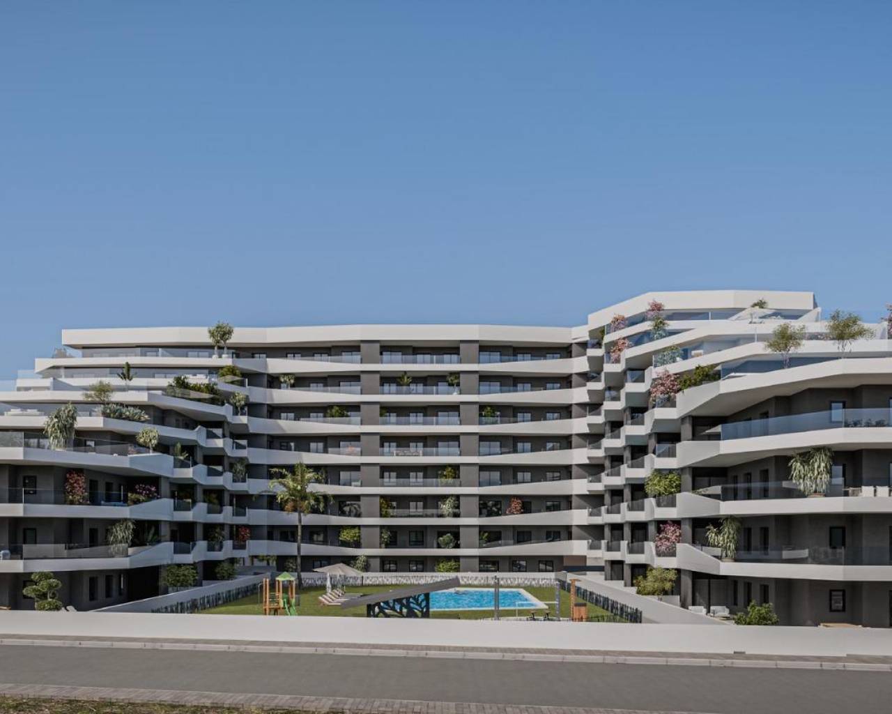 Nueva construcción  - Apartamentos - San Miguel de Salinas - Pueblo