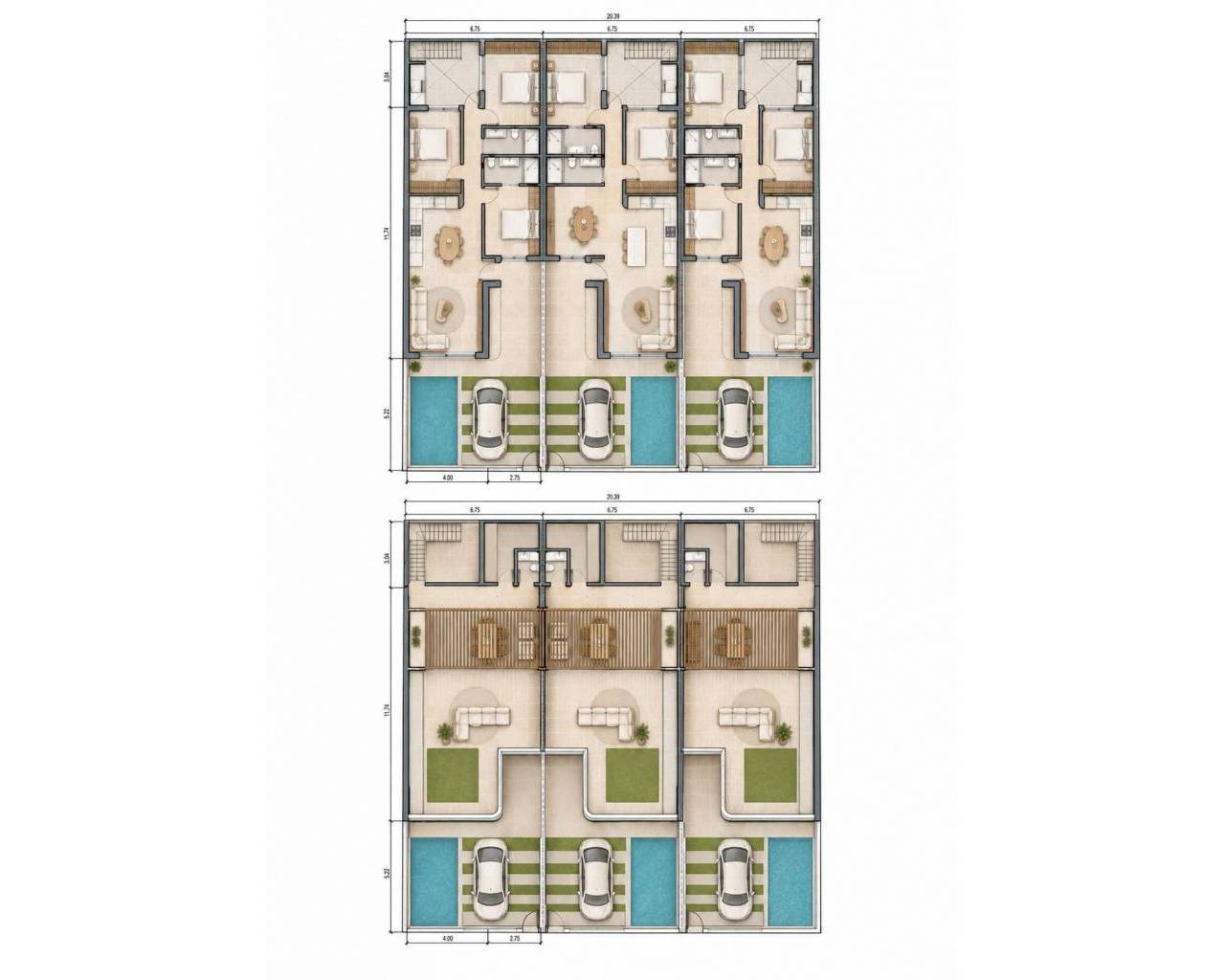 Nueva construcción  - Adosado / Bungalow - San Pedro del Pinatar - Pueblo