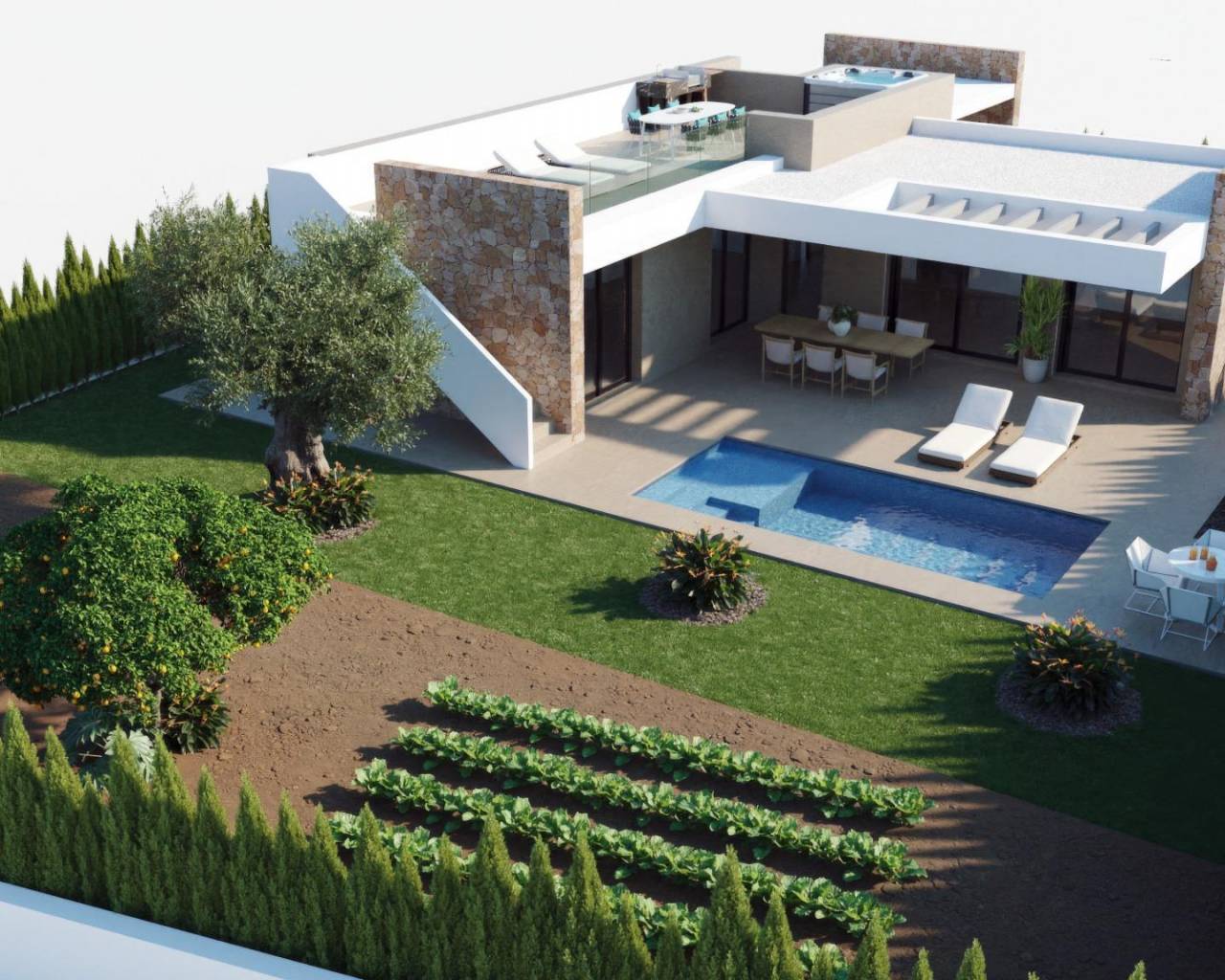 Nouvelle construction - Villas - Fuente Álamo - Hacienda del Alamo
