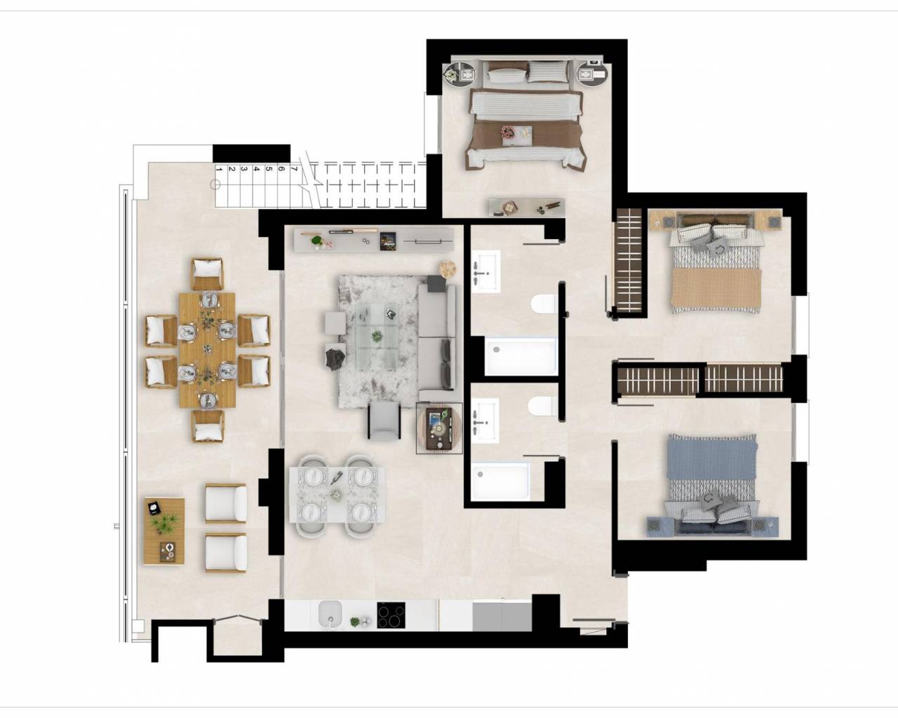New Build - Apartments - Mijas - Calanova
