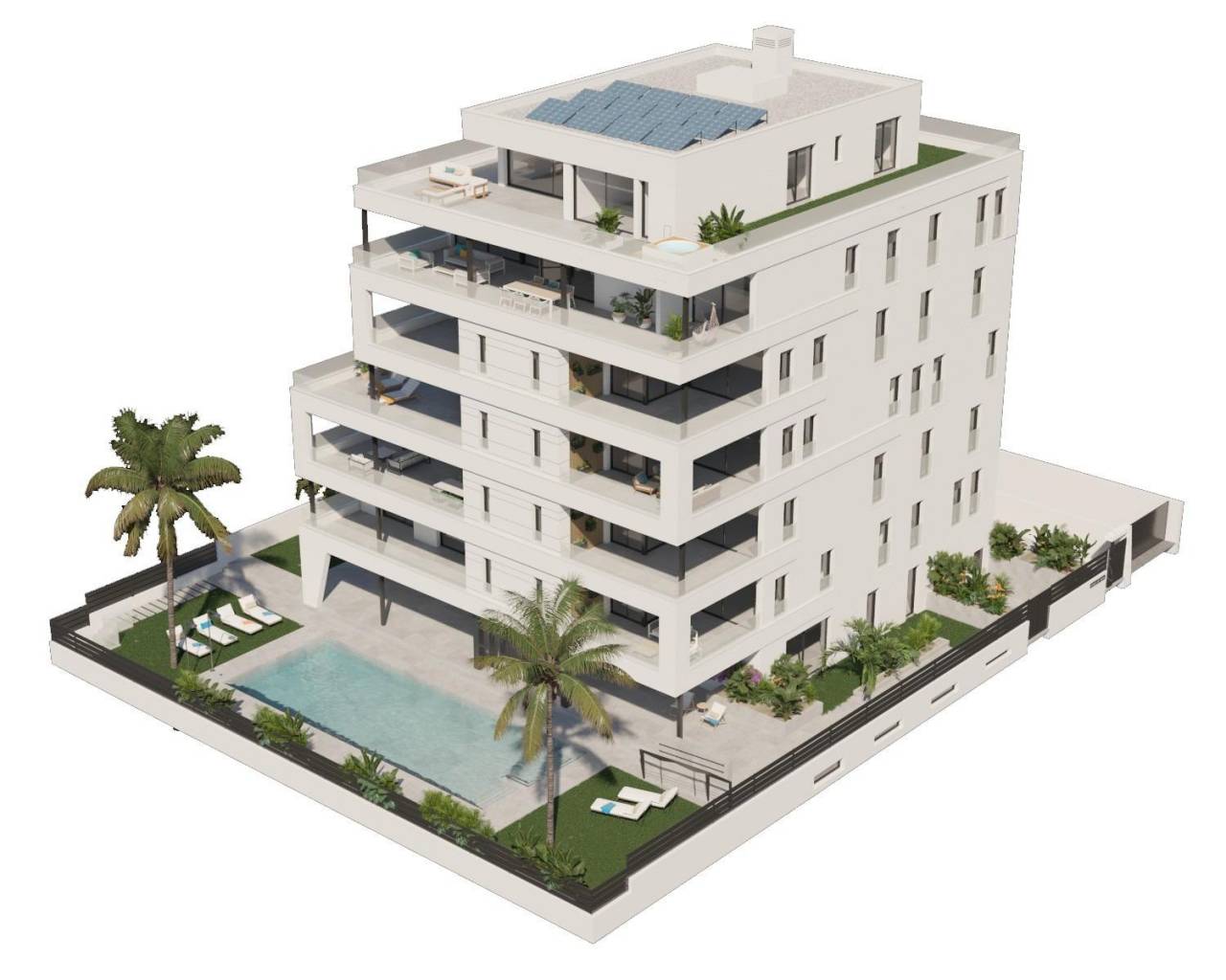 New Build - Apartments - Aguilas - Puerto Deportivo Juan Montiel